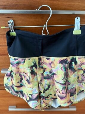 lululemon athletica Black Multicolor Athletic Shorts